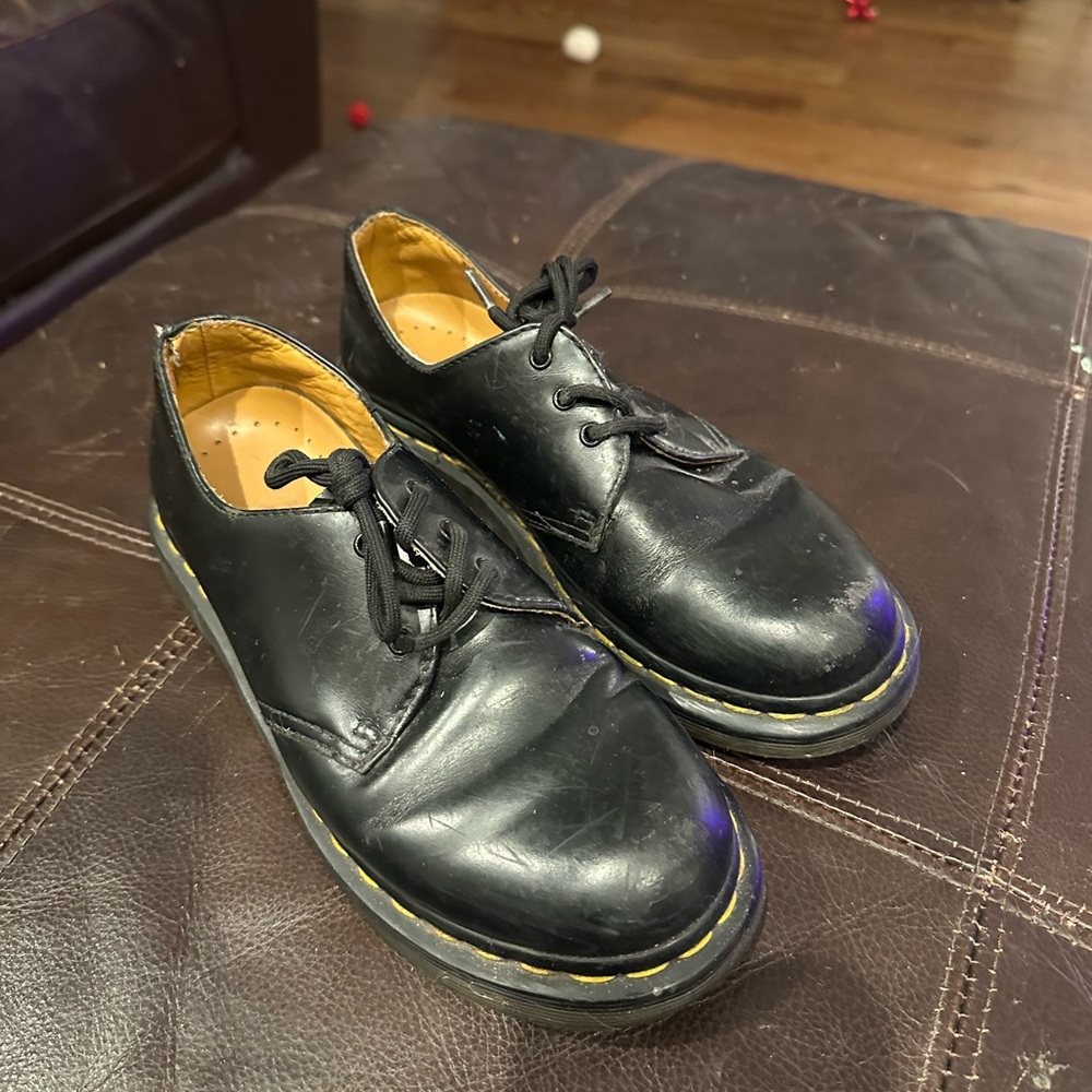 Dr. Martens OXFORDS Sleek Black Leather Shoes